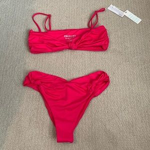 Frankie’s Bikinis Hot Pink Top